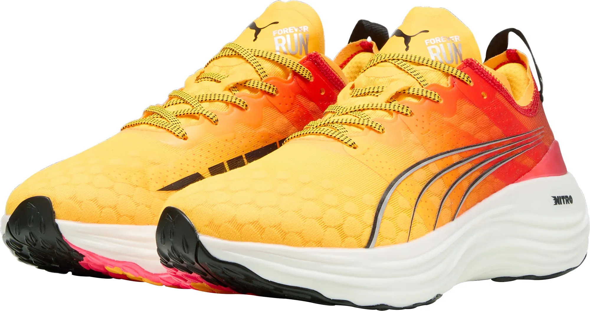 Secure Puma ForeverRun Nitro Mens Running Shoes - Orange