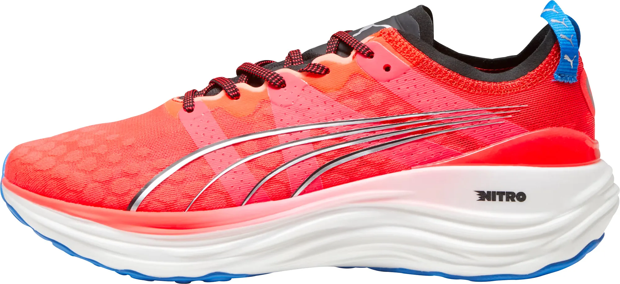 Puma ForeverRun Nitro Mens Running Shoes - Red Cosmic Glow Cushioned