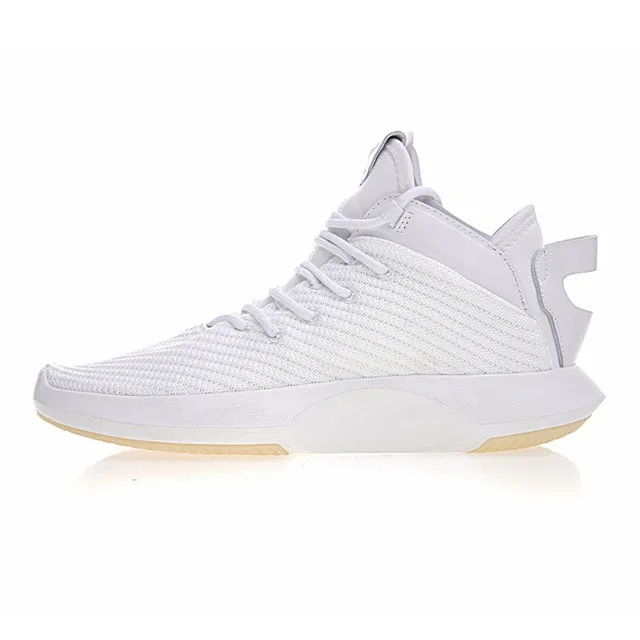 Adidas Crazy 1 ADV PK Men Basketball Shoes, White Grey, Breathable Wearable Hill Walk
