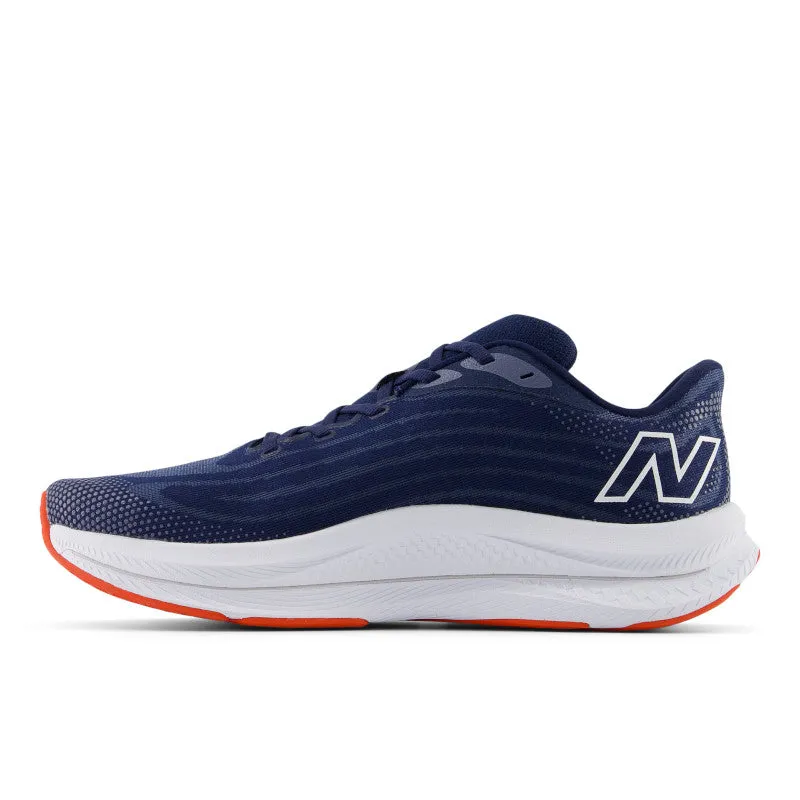 FuelCell Walker Elite - NB Navy with White and Neo Flame - Men's for barefoot - style Foam Insole