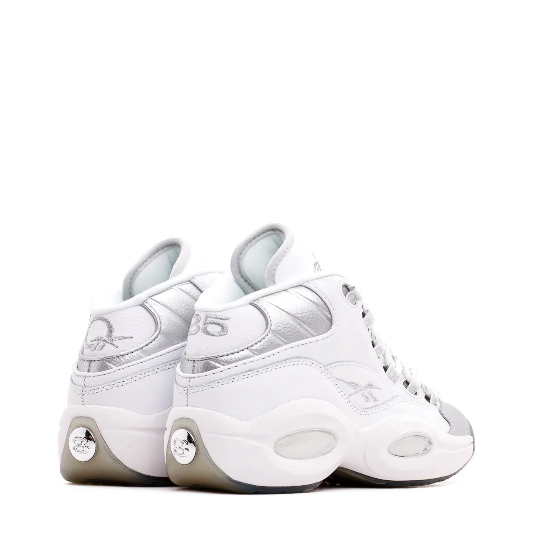 Reebok Classics Basketball Junior Question Mid Allen Iverson White Silver GX3983 Hyperburst Cushion Reactive Cushion