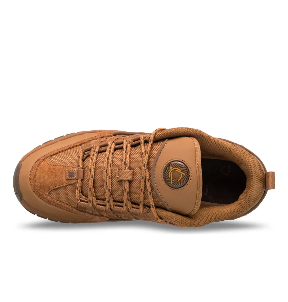 skateboard ride DC Skateboarding Lucien Skate Shoes - Brown / Tan