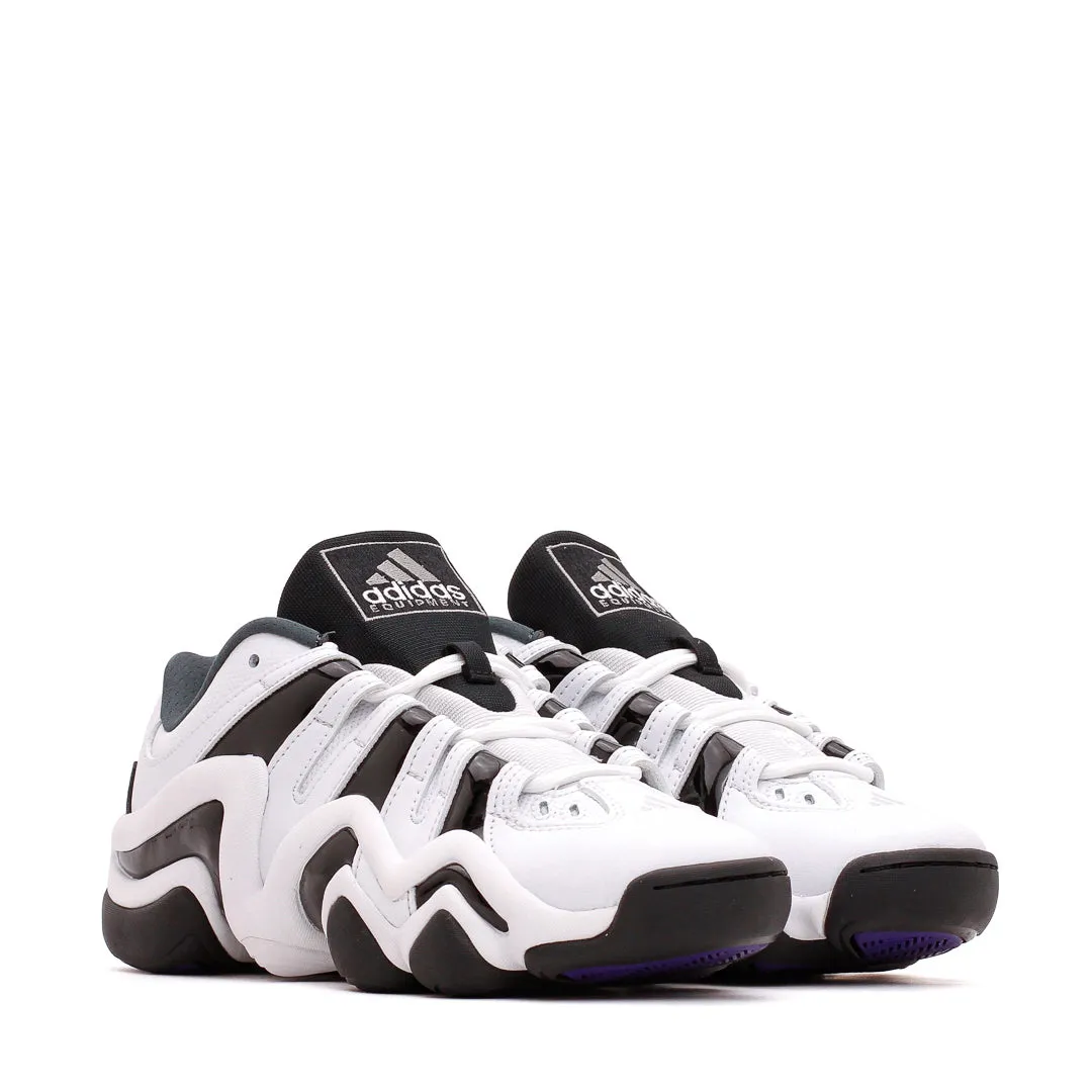 Hybrid Cushion Layering Adidas Basketball Men Crazy 8 Low White Black IG2032