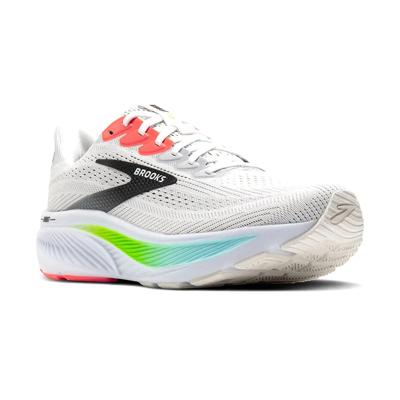 Men's Ghost 17 White/Pink Clay/Gecko mud proof