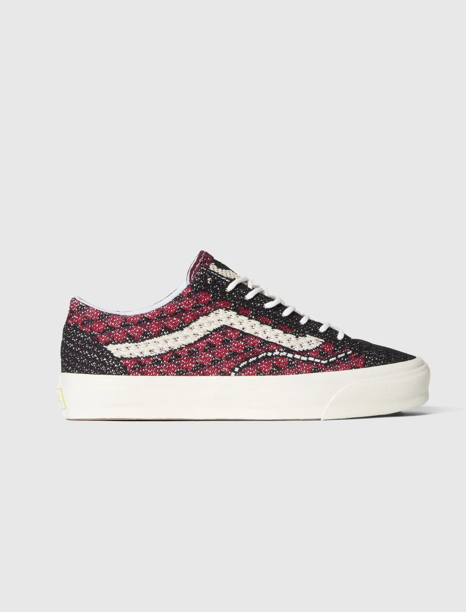 OLD SKOOL 36 EK "GEO CHECK BORDEAUX" Comfort Cushion