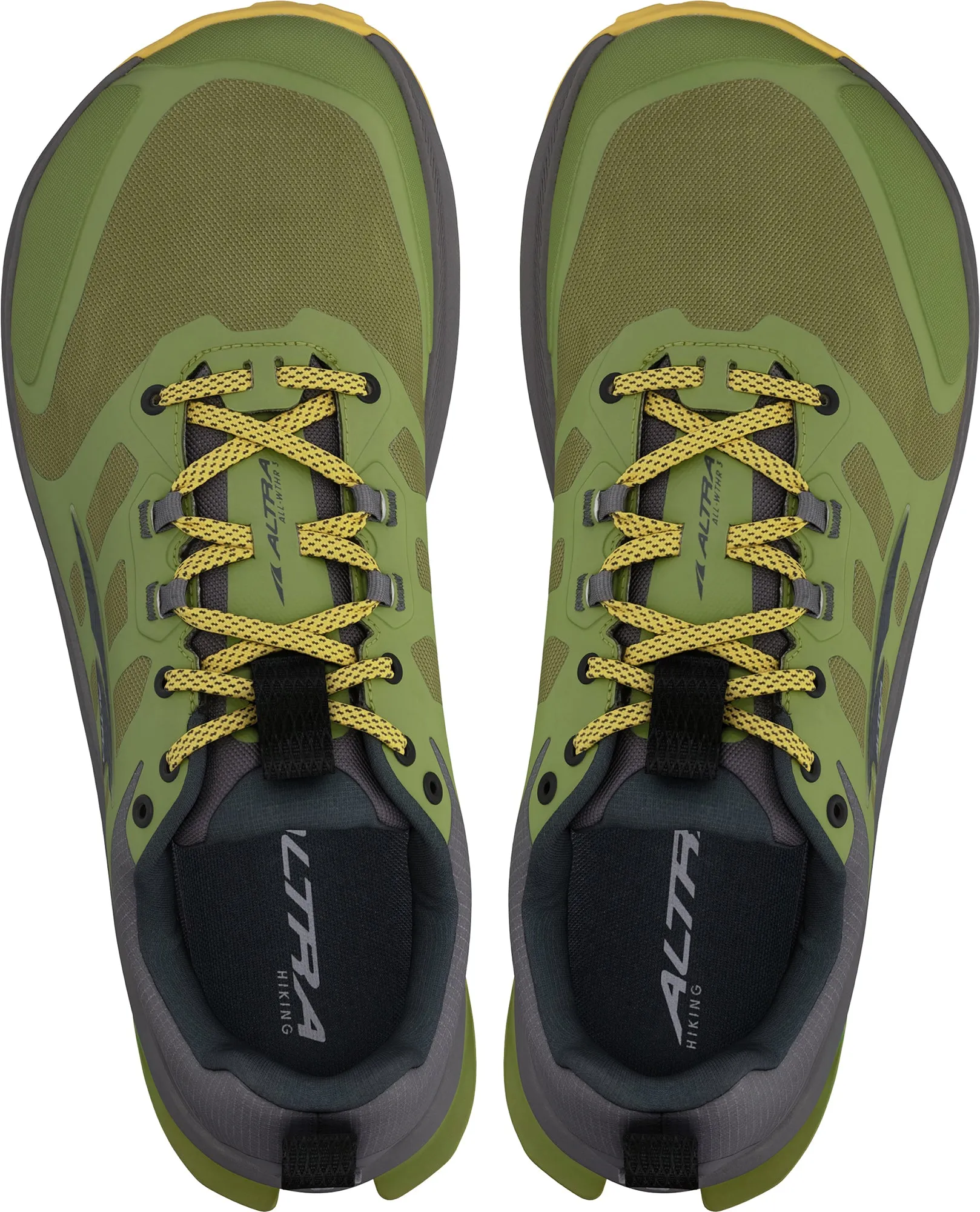 Altra Lone Peak 9 Waterproof Mens Trail Running Shoes - Green Swift Path