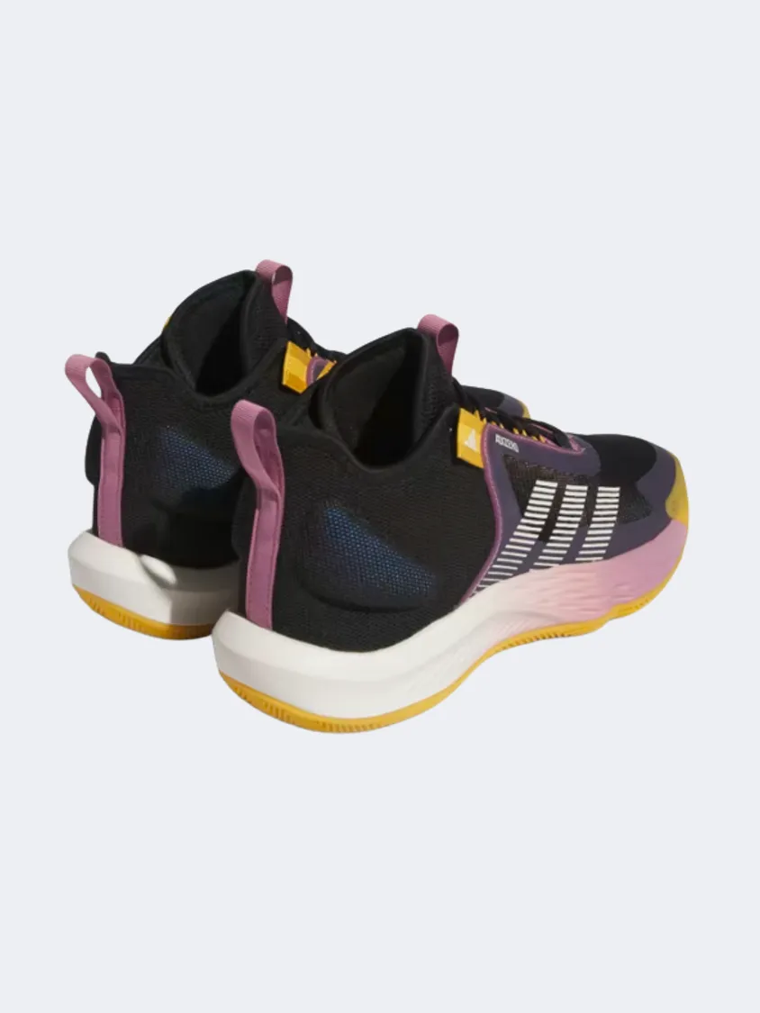 Adidas Adizero Select Men Basketball Shoes Black/Multi Impact Reduction System Responsive Foam Midsole