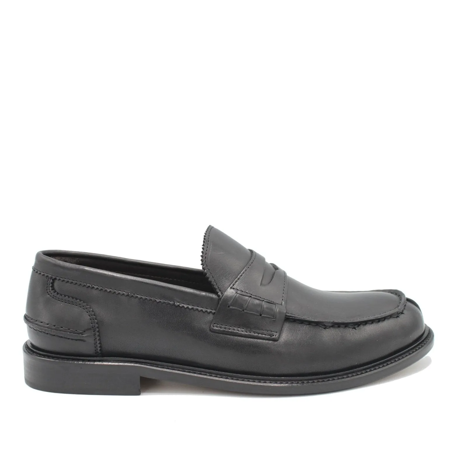 Office Look Heel Power 1405 LOAFER BLACK LEATHER