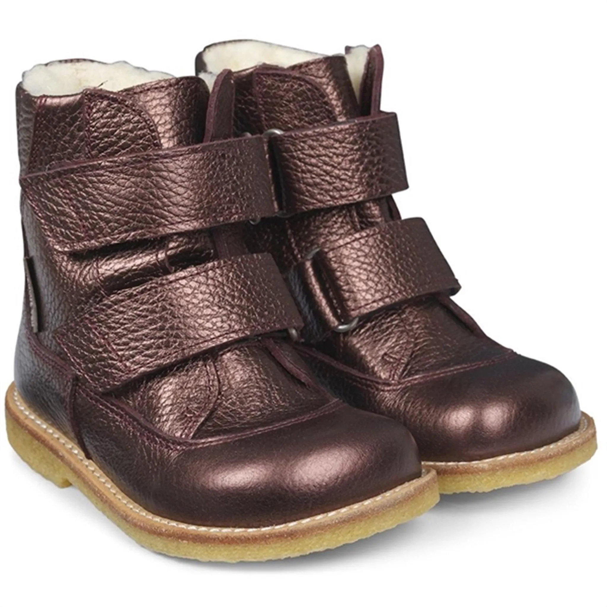 Outdoor Adventure Angulus Tex-Boots With Velcro Bordeaux Shine