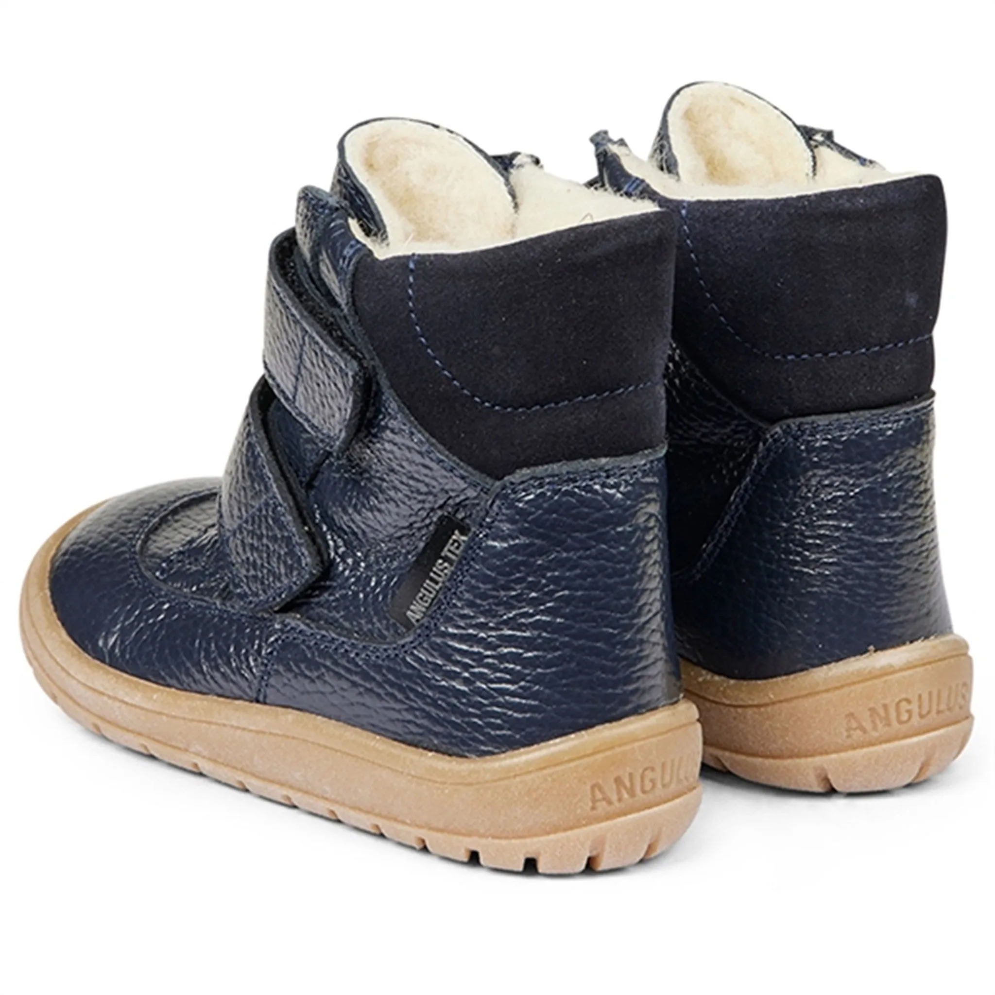 Winter Adventure Angulus Tex-Boots With Velcro Navy/Navy