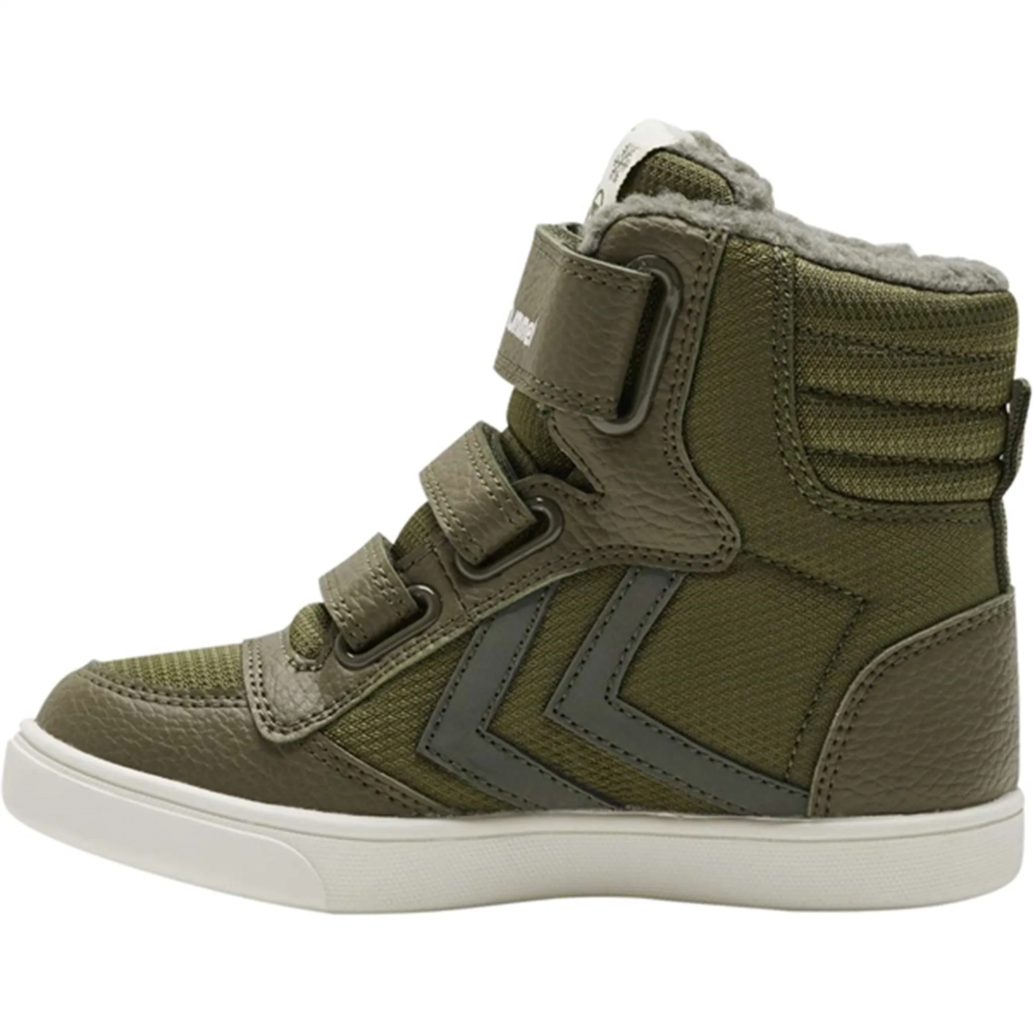 Winter Travel Footwear Hummel Stadil Super Poly Boot Recycled Tex JR Dark Olive Boots