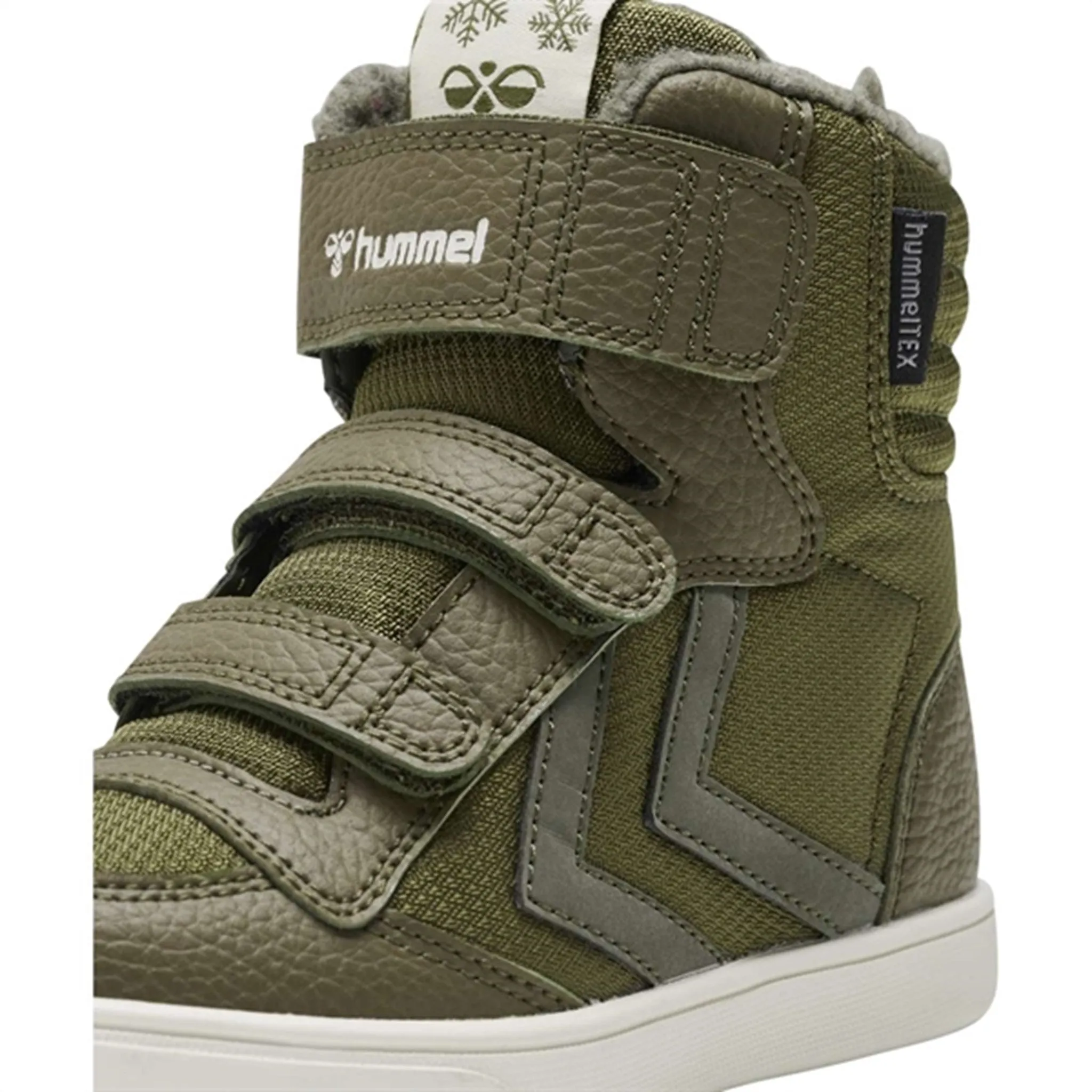 Hummel Stadil Super Poly Boot Recycled Tex JR Dark Olive Boots Cushioned