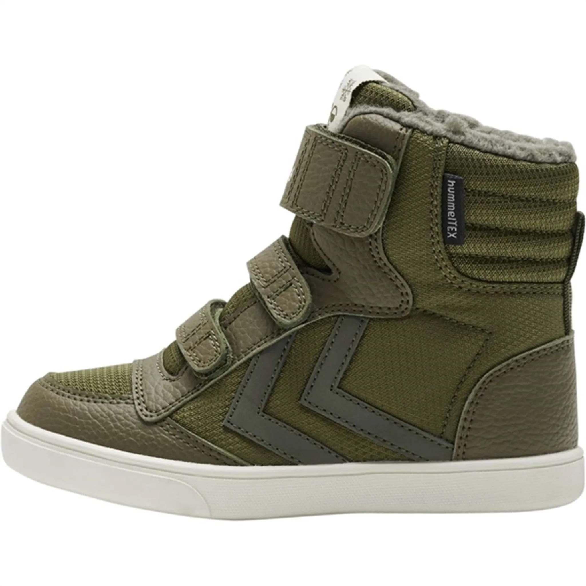 Hummel Stadil Super Poly Boot Recycled Tex JR Dark Olive Boots Snow Winter Adventure Snow Trek Boot