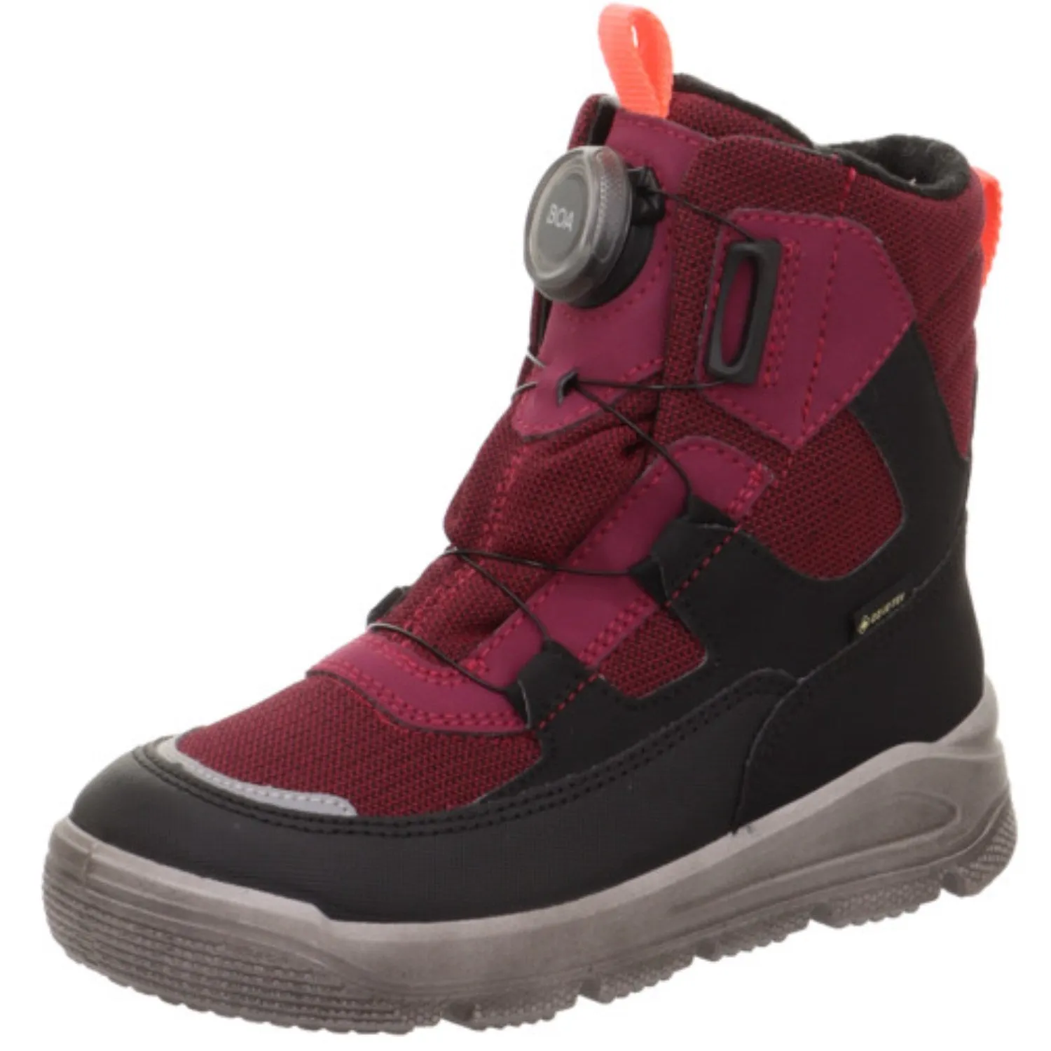 Snow Winter Trail Gear Superfit Red/Black Mars Boots With Warm Lining