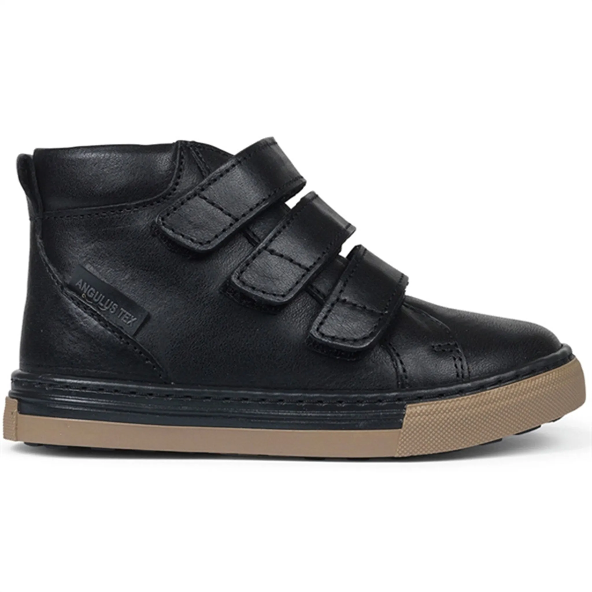 Angulus Tex Boots w Velcro Black Snow Terrain