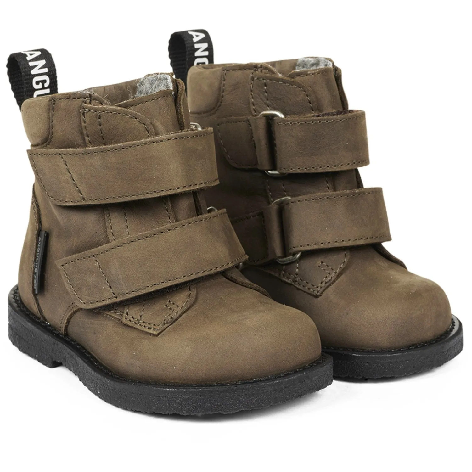 Snow Outdoor Expedition All-terrain Angulus Dark olive Beginner Tex Boot with Logo Tape and Velcro Closure
