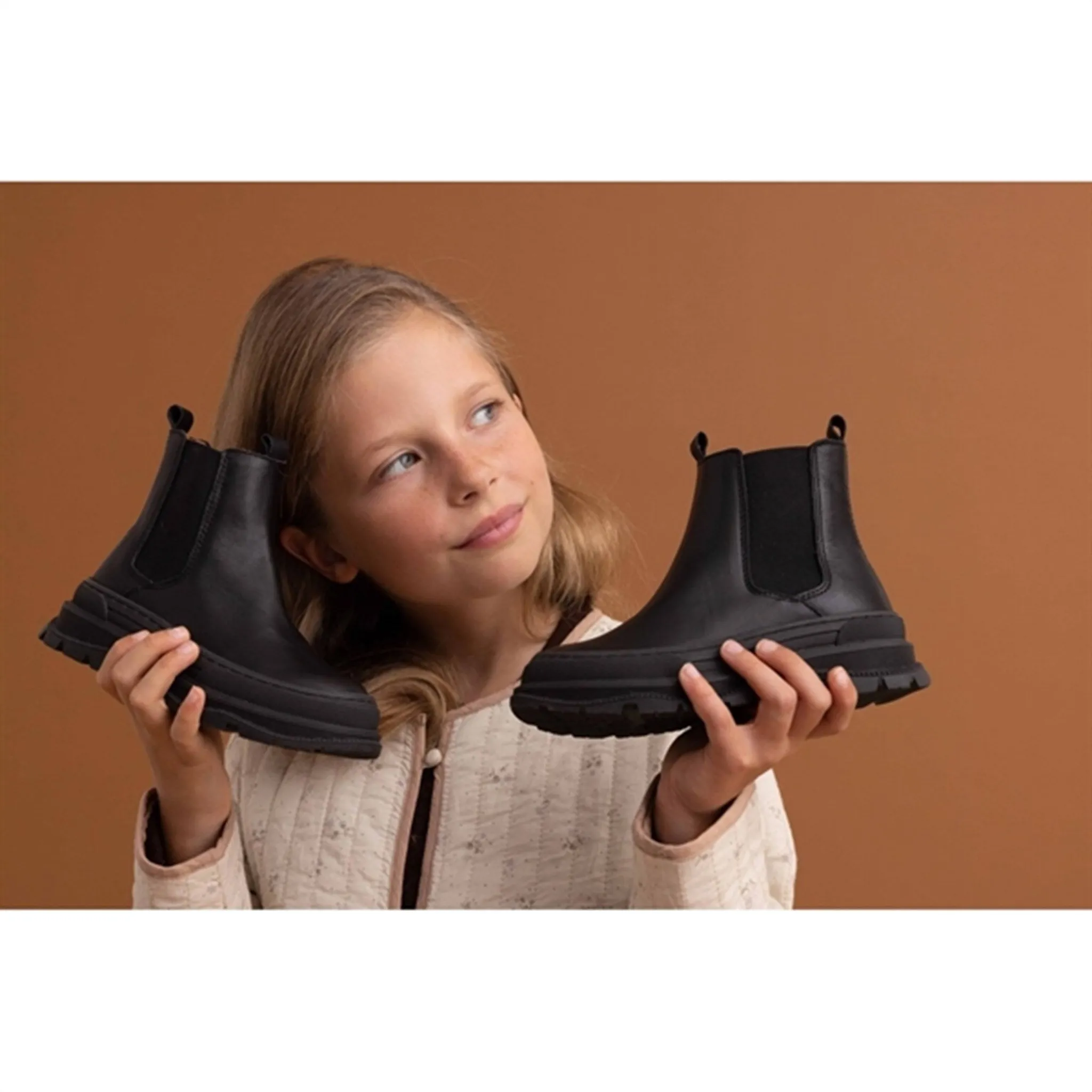 Bisgaard Mila Lamb Boots Black Cold Weather Performance