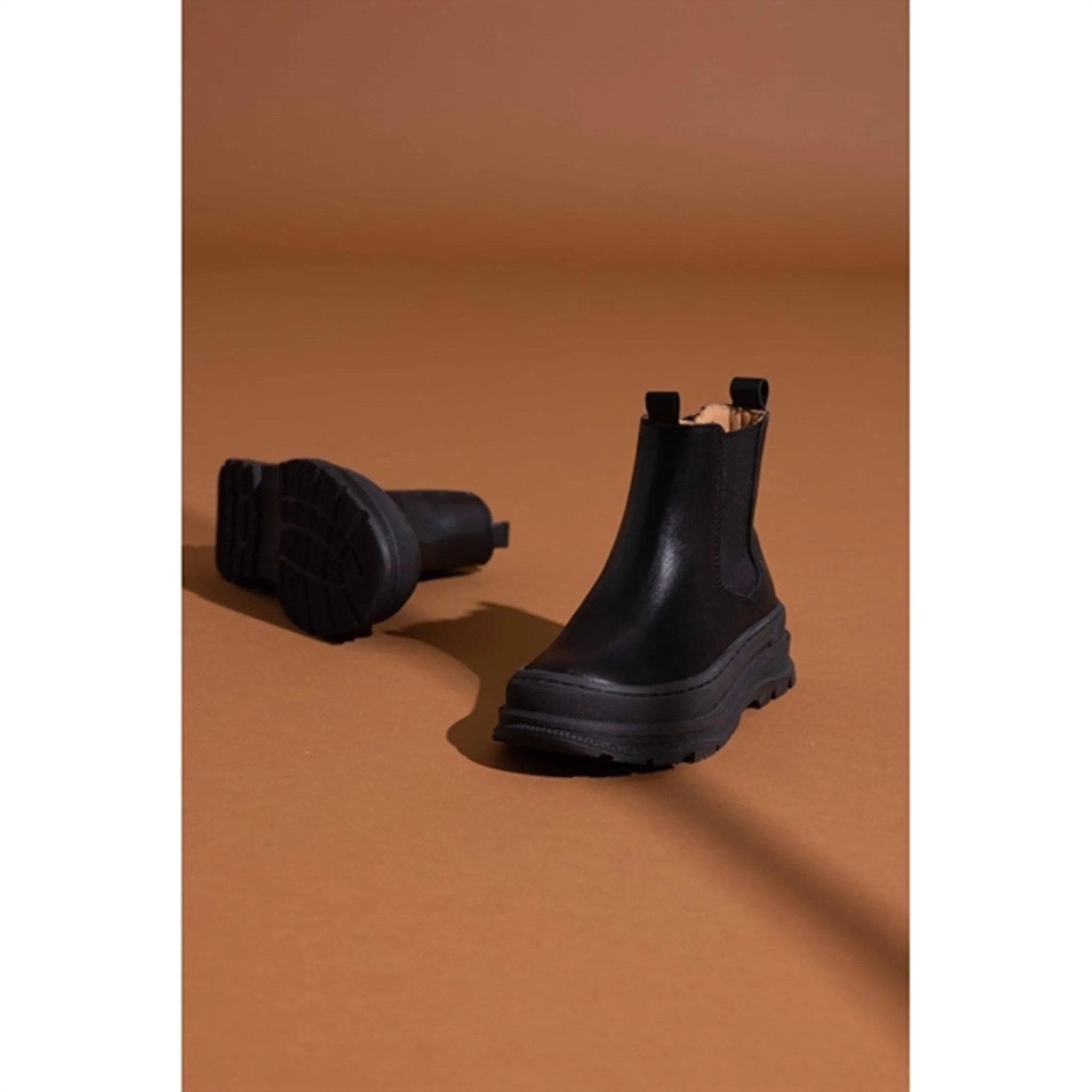 Bisgaard Mila Lamb Boots Black Winter Trail Ready Snow Cold Boots