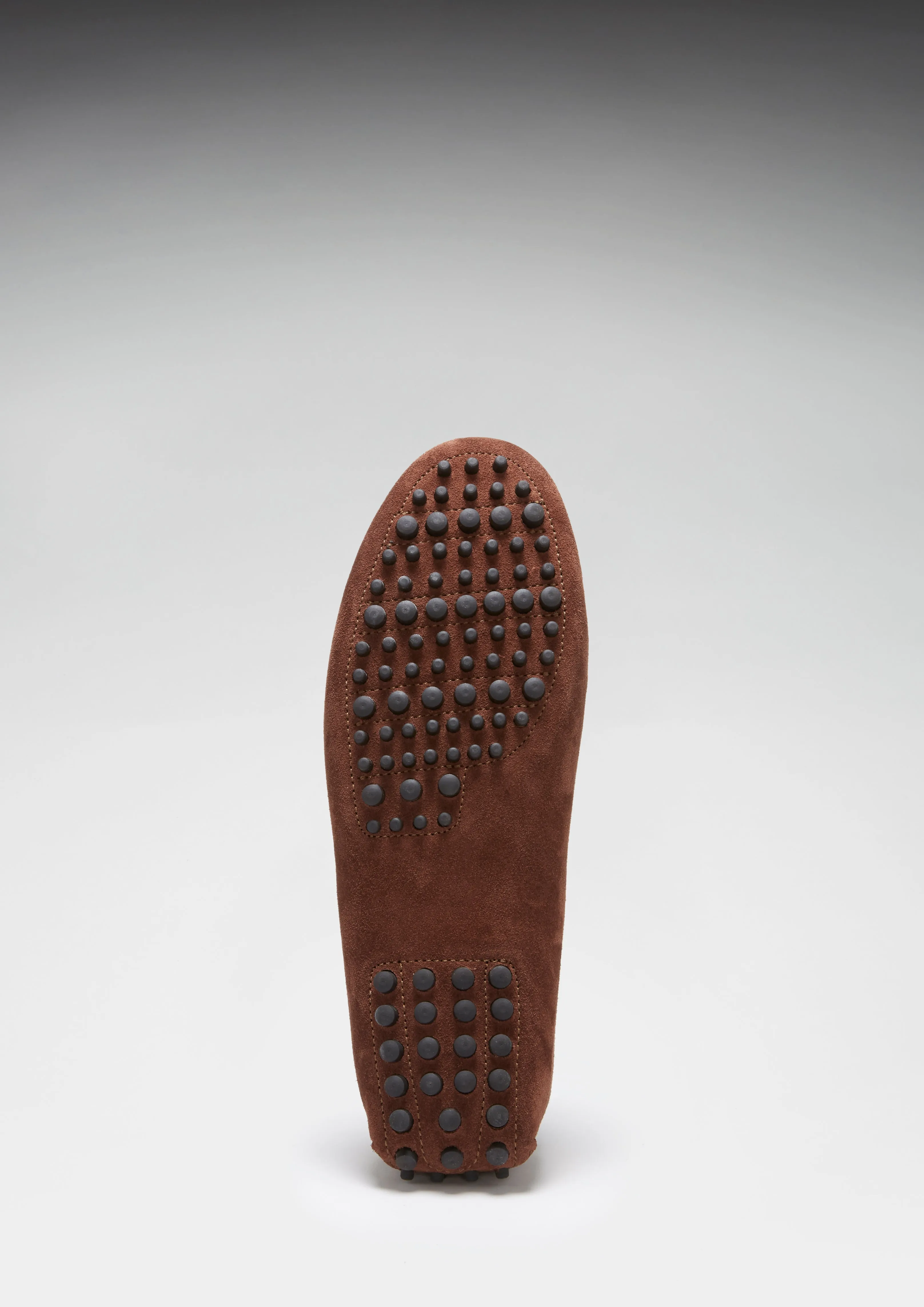 Water   Resistant Tasselled Driving Loafers, mahogany brown suede