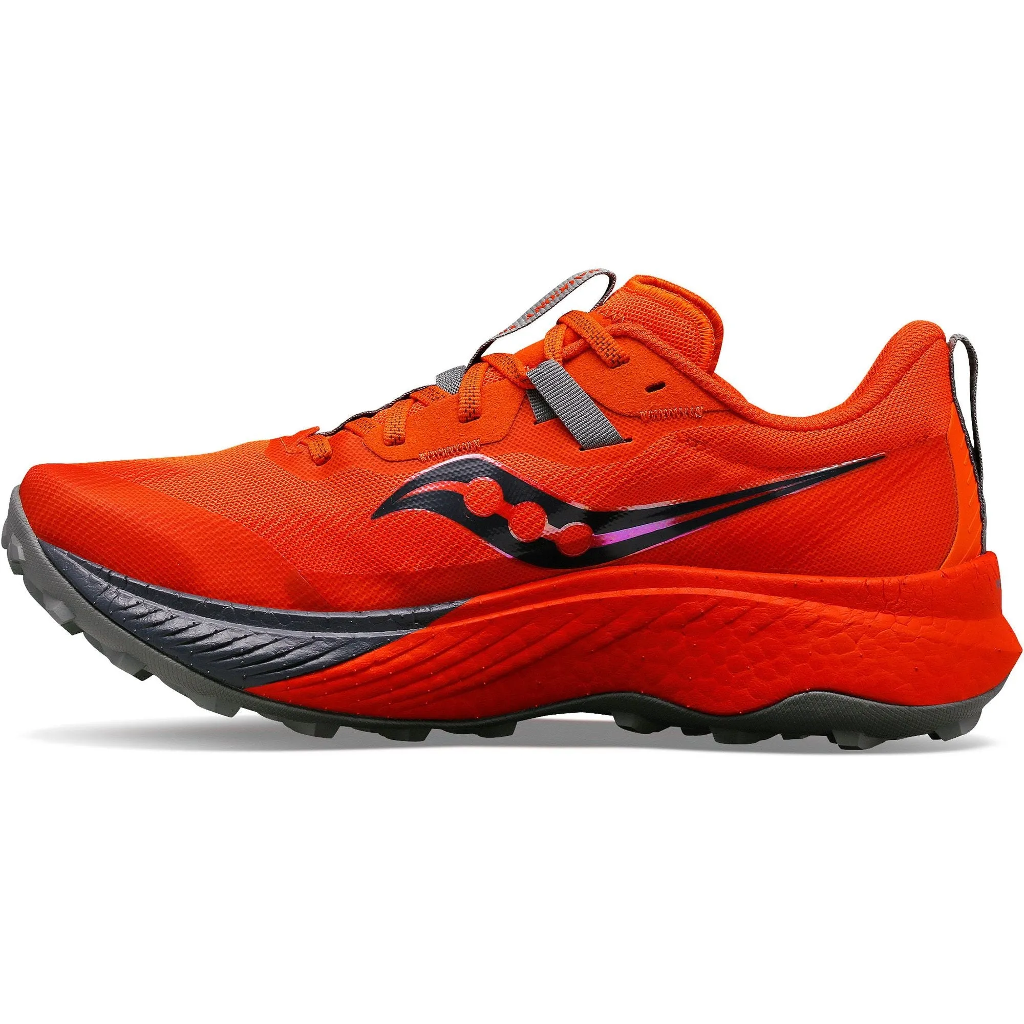 Autumn Tone Calm Step Saucony Endorphin Edge Mens Trail Running Shoes - Red