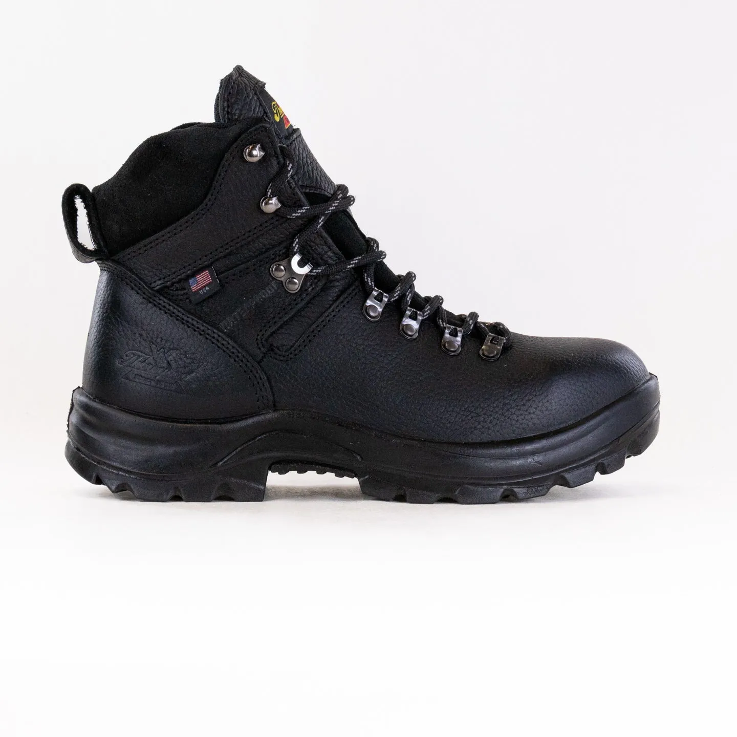 Men's Thorogood 6" Steel Toe WP Union Series Work Boot (U.S.A.) 804-6365 (Men's) - Black Weatherproof Style Comfortable Day Pumps