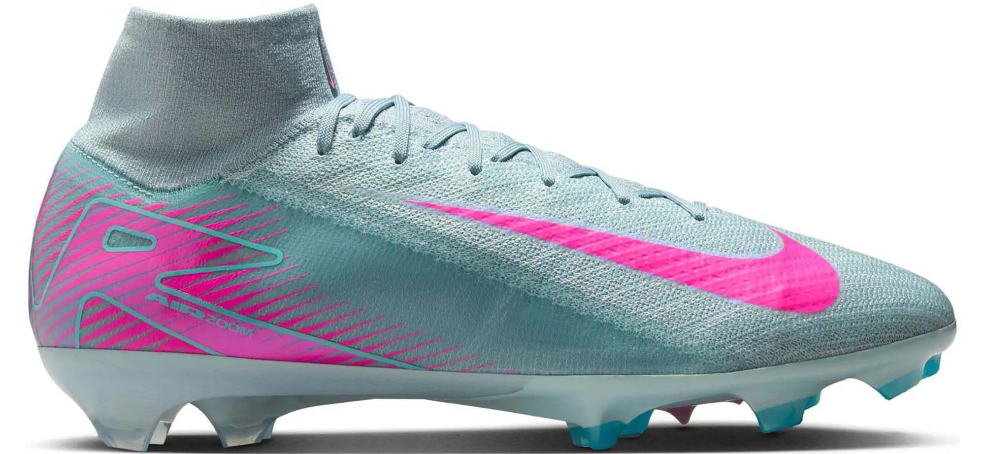 Grass Pitch Soccer Style Mercurial Superfly 10 Elite FG High Top Men's Football Boots