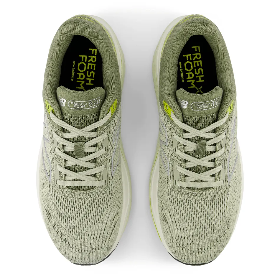 New Balance Men's 860 v14 in Olivine AW24 Powergrid high - heel shoes