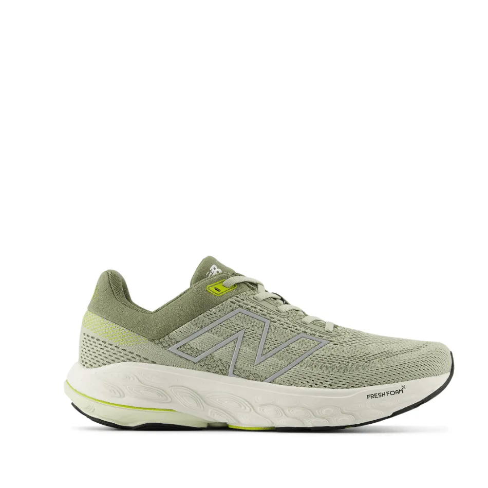 narrow - base - feature shoes moisture - wicking footwear New Balance Men's 860 v14 in Olivine AW24