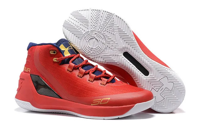 Corner Style Sweat Resistant Frequent Travelers UNDER ARMOUR New Arrival UA Men Curry V3 With Seaglass Insole Basketball Sneakers Medium Cut Outdoor Athletic Cushioning Shoes
