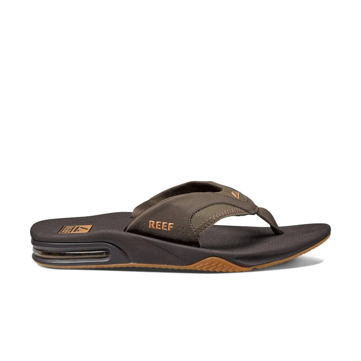 Fanning Thong - Brown/Gum Sport Edge