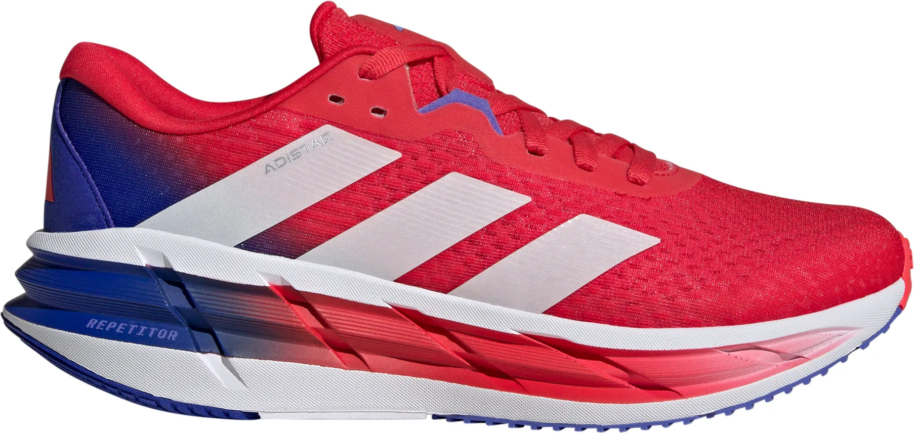 adidas Adistar 3.0 Mens Running Shoes - Red Impact Resistance