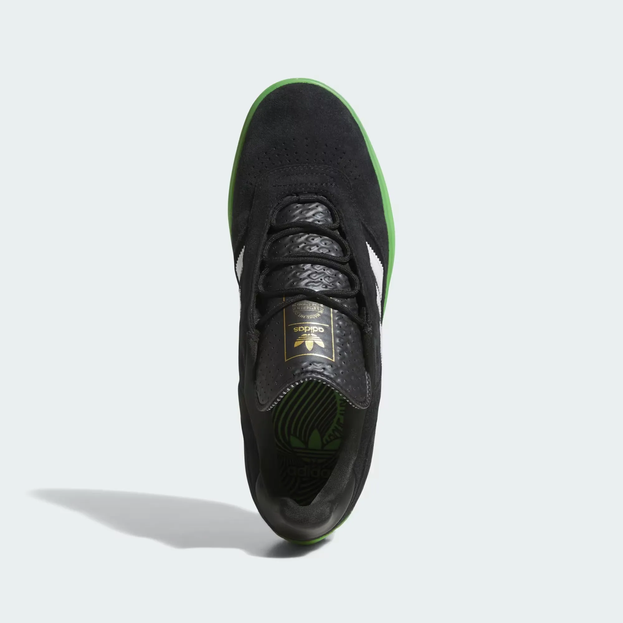 adidas Skateboarding Lucas Puig Skate Shoes - Core Black / Cloud White / Semi Solar Green Lifestyle Choice