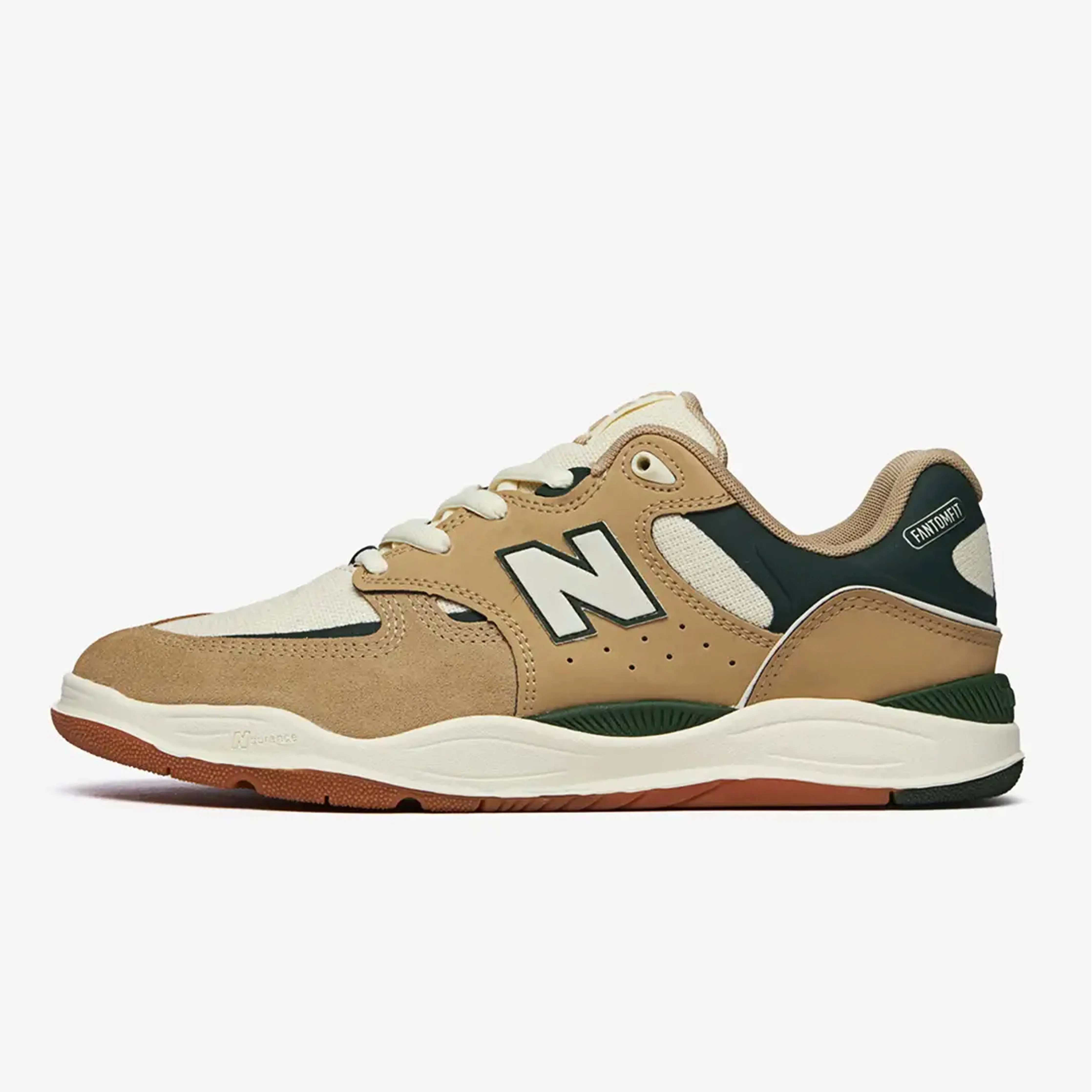 Bold Movement New Balance Numeric 1010 Tiago Lemos Skateboard Shoe - Tan / Forest Green