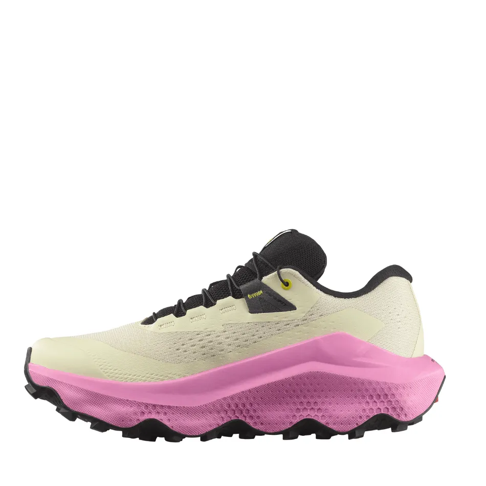 Salomon Women's Ultra Glide 3 Running Shoes in Almond Milk/Cyclamen/Black AW25 indoor gear cushioned leather shoes