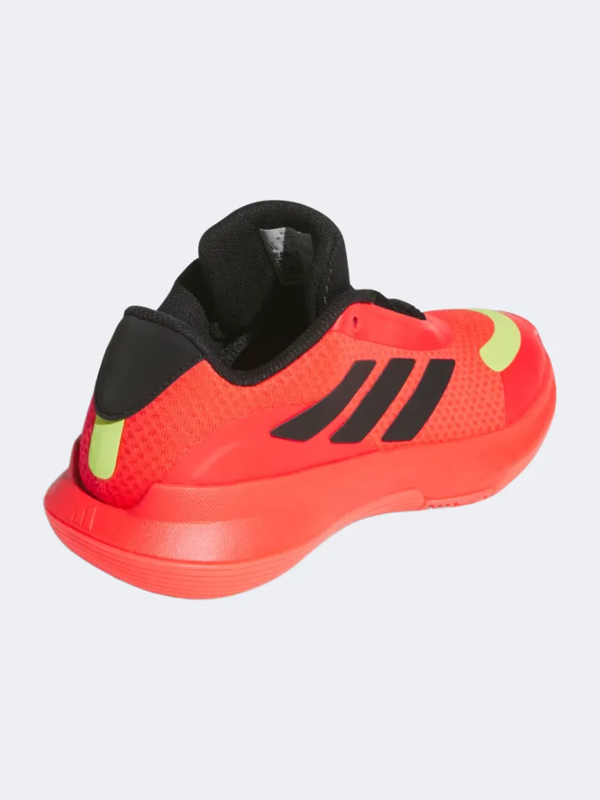 Adidas Legends Gs Basketball Shoes Red/Black/Lemon Advanced Impact Protection