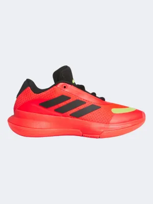 Adidas Legends Gs Basketball Shoes Red/Black/Lemon Adaptive Lacing Mechanism