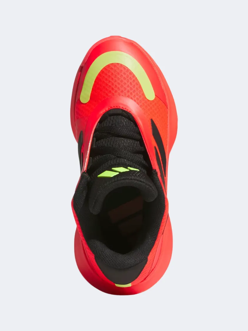 Adidas Legends Gs Basketball Shoes Red/Black/Lemon Torsion Spring Tech