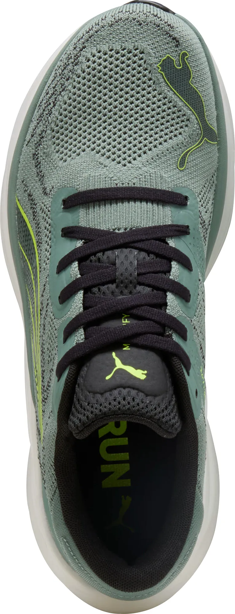 Low Profile Comfort Fit Puma Magnify Nitro 2 Mens Running Shoes - Green