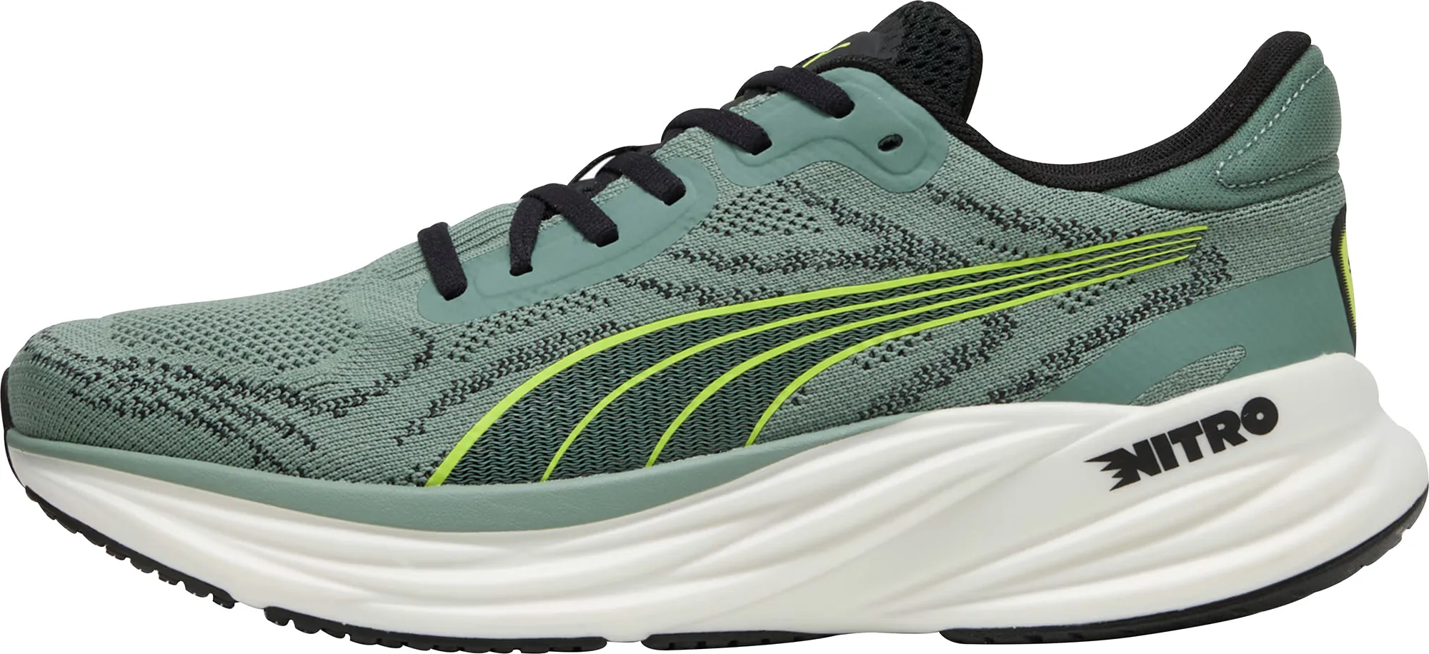 Kind Step Puma Magnify Nitro 2 Mens Running Shoes - Green