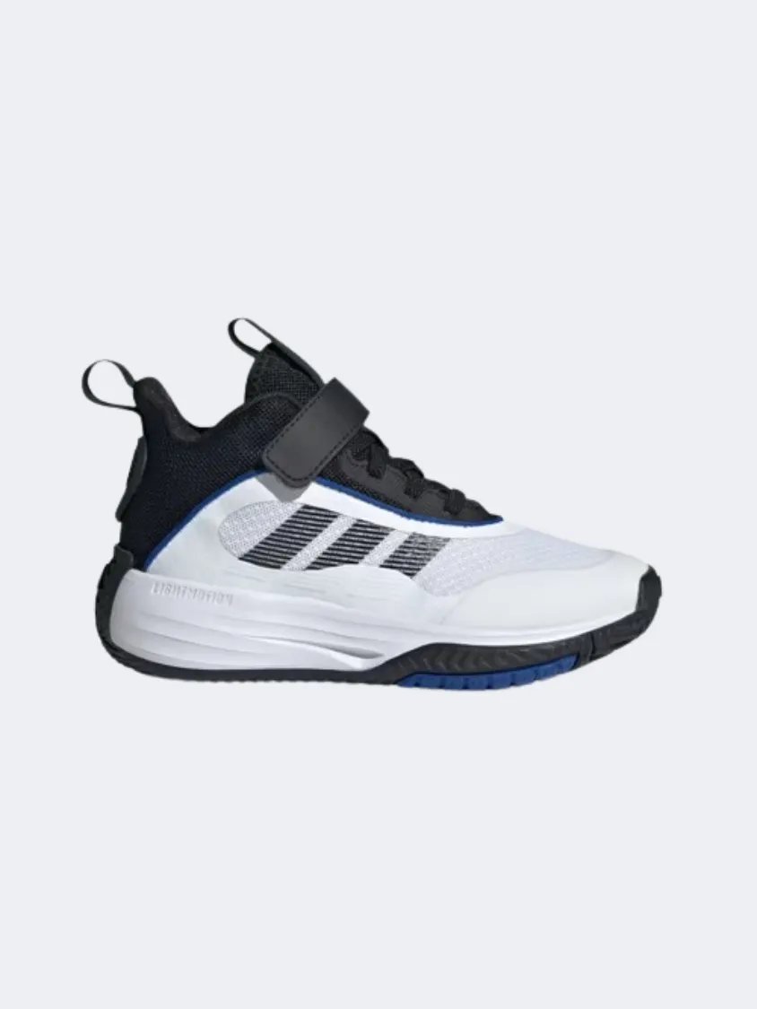 Adidas Own The Game 3 Kids Basketball Shoes White/Black Easy Clean
