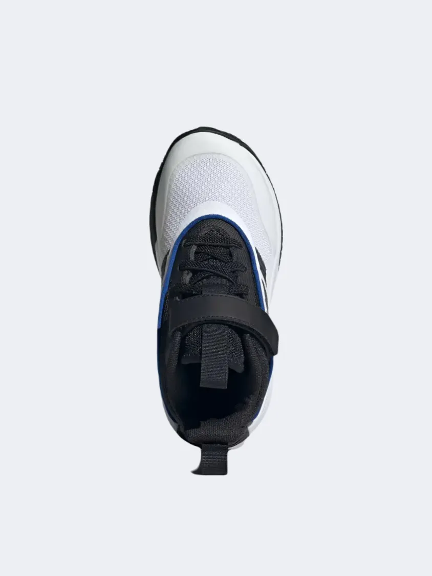 Adidas Own The Game 3 Kids Basketball Shoes White/Black Maximum Flexibility