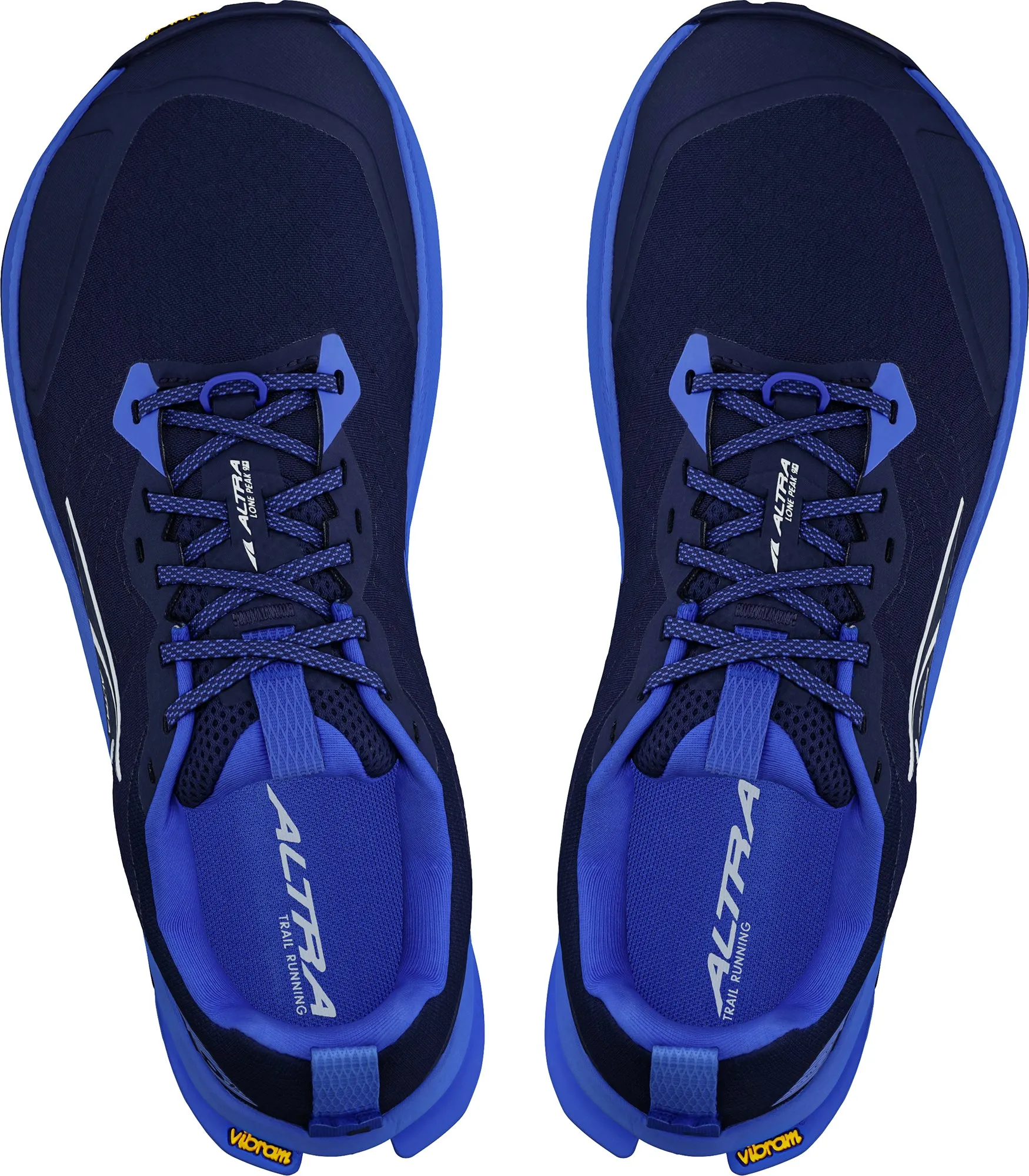 Wet Grip Cushioned heel Altra Lone Peak 9  Mens Trail Running Shoes - Blue