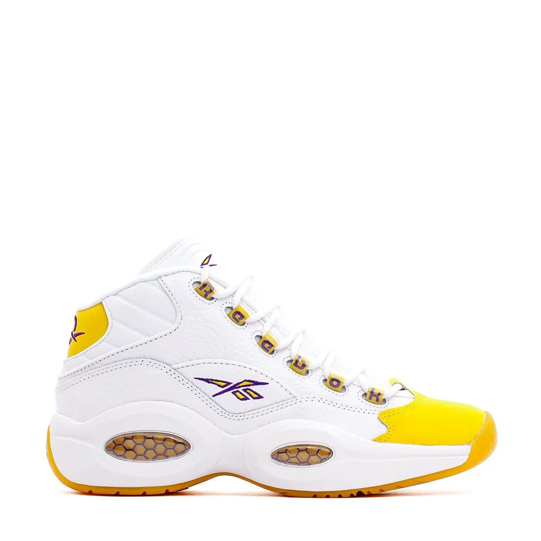 Reebok Classics Basketball Men Question Mid Allen Iverson Yellow Toe Core FX4278 Smooth ride Road Running