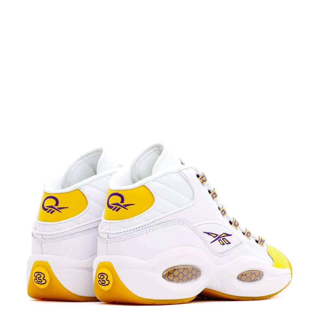 Reebok Classics Basketball Men Question Mid Allen Iverson Yellow Toe Core FX4278 Multi Layer Midsole