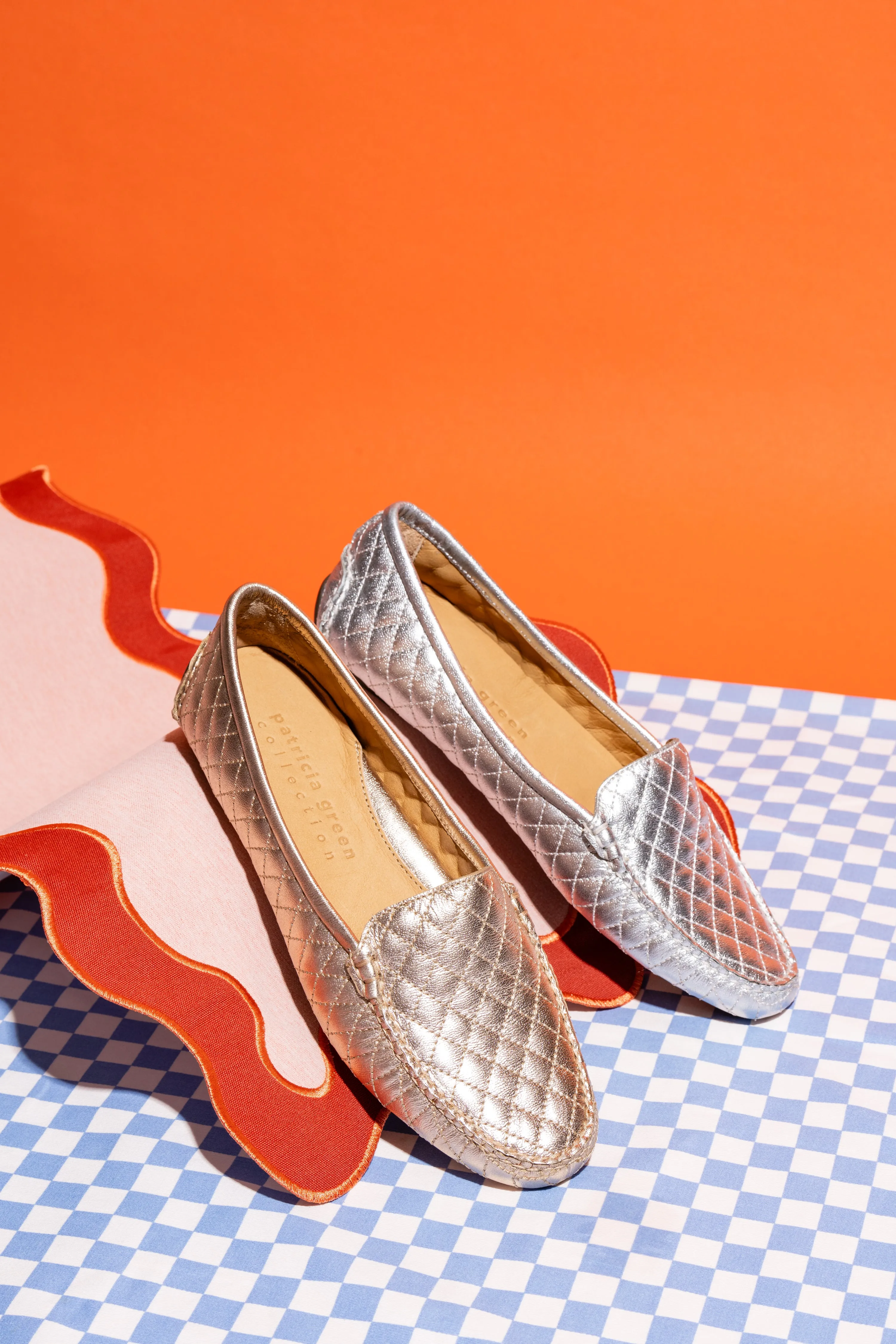 Feather Light Modern Commuters Ventilated Mesh Sunny Walks Jillian Quilted Driving Moccasin
