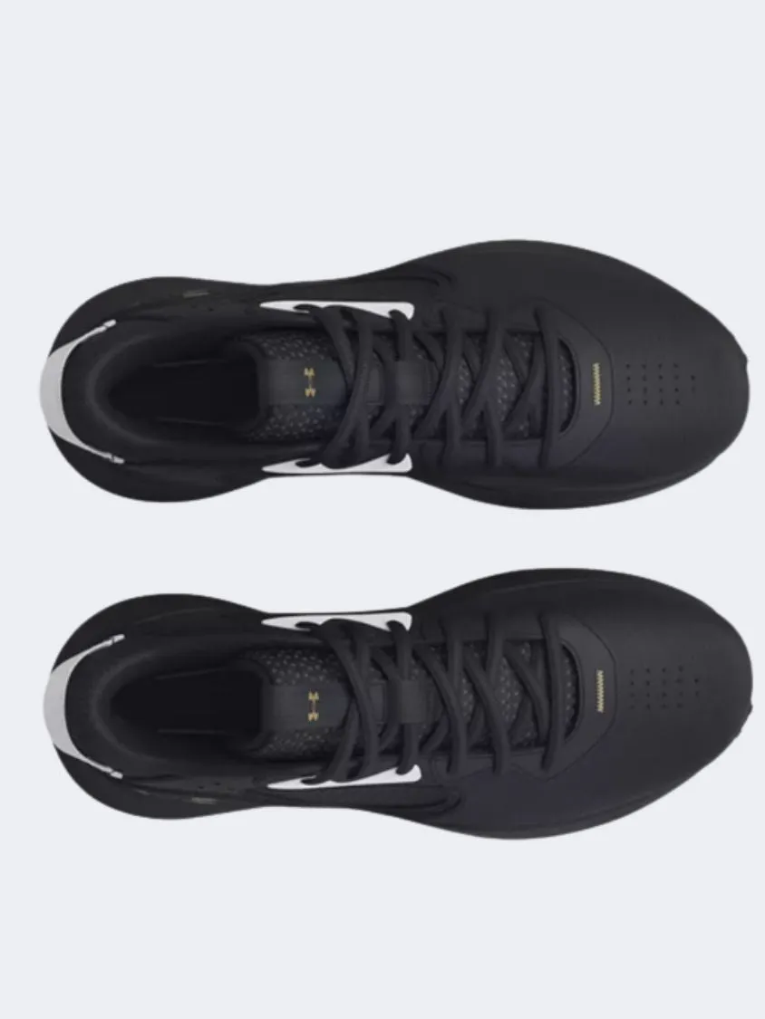 Dynamic Fit Lacing Under Armour Lockdown 6 Men Basketball Shoes Black/Metallic Gold