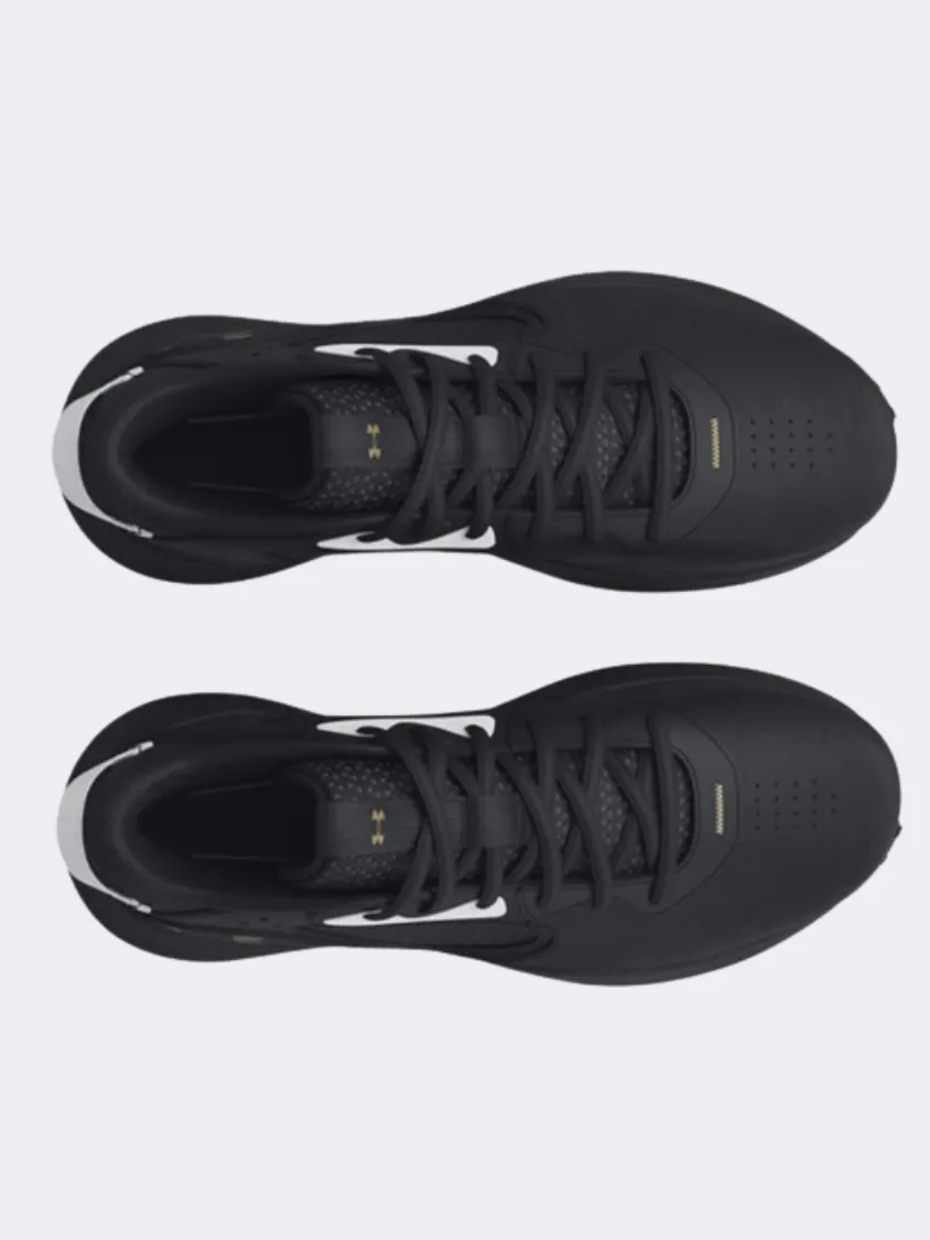 EVA Compound High Jump Fit Under Armour Lockdown 6 Men Basketball Shoes Black/Metallic Gold