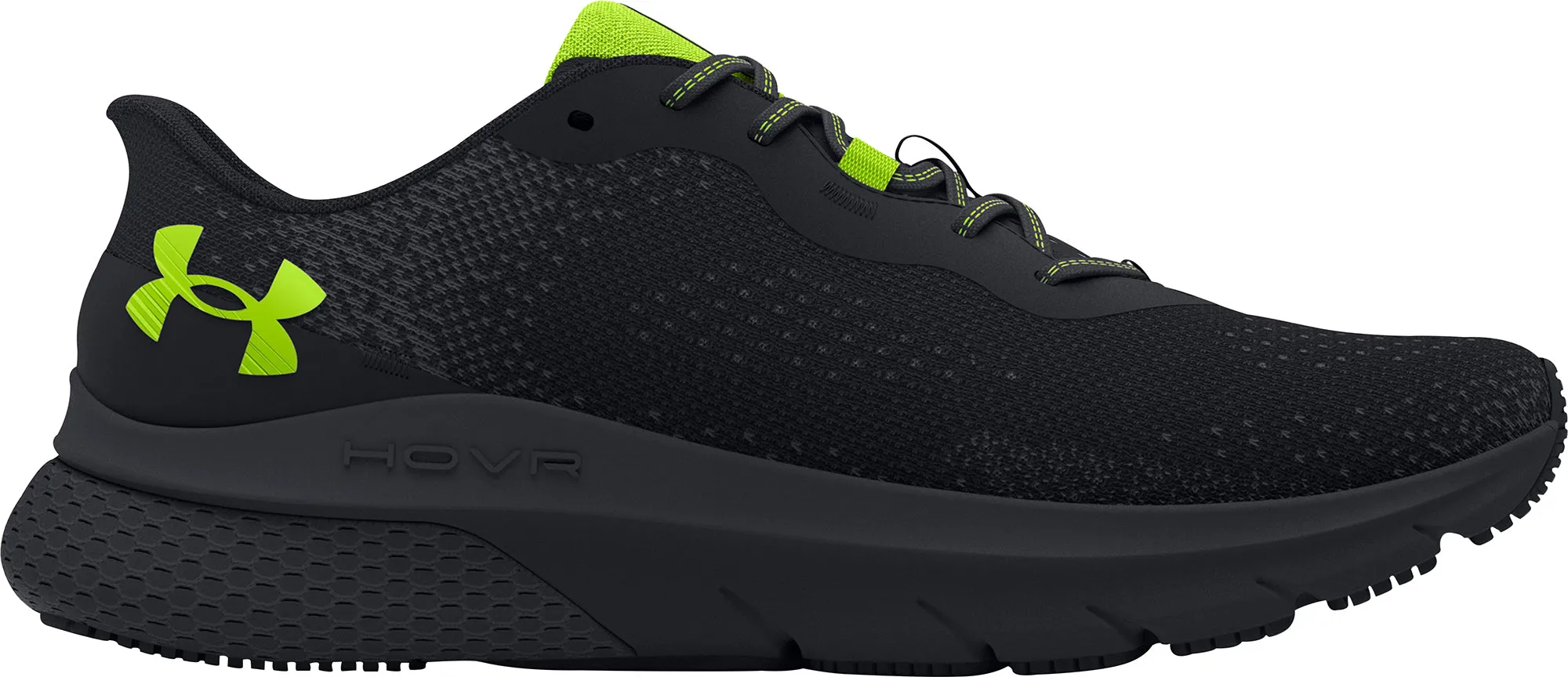 Under Armour Turbulence 2 Mens Running Shoes - Black Teen Fun Lace Up Style