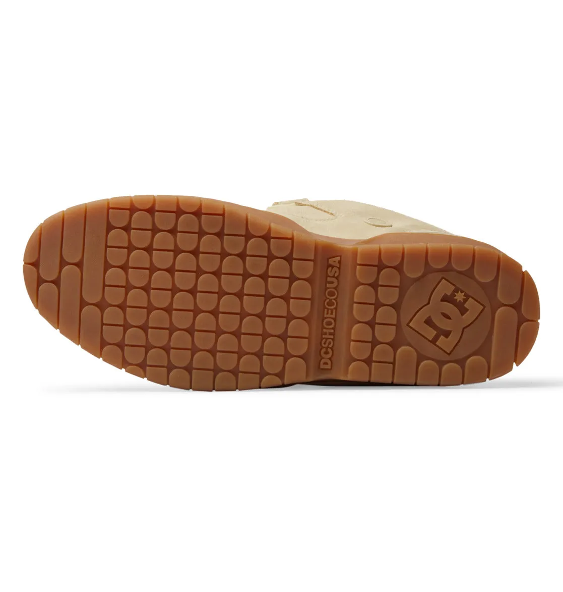 Comfortable Action DC Skateboarding JS 1 John Shanahan Skate Shoes - Tan