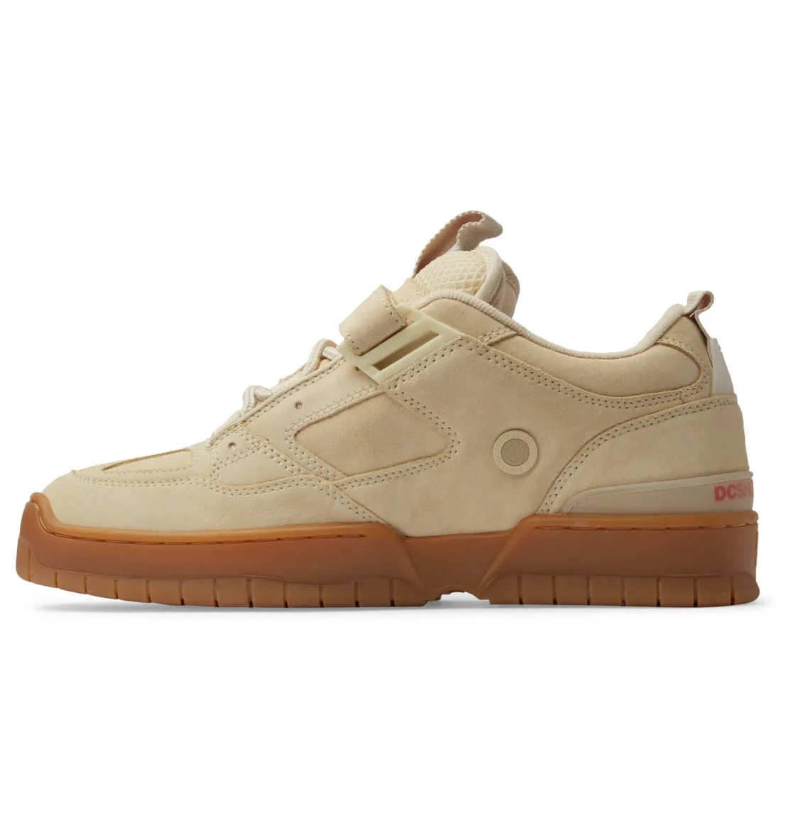 Torsion Resistance Long Wearing DC Skateboarding JS 1 John Shanahan Skate Shoes - Tan